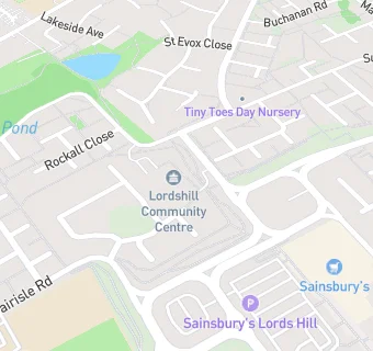 map for Lordshill Community Association