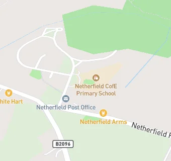 map for Netherfield CofE Primary School