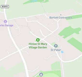 map for The White Horse, Hinton St Mary