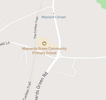 map for Maynards Green Community Primary School