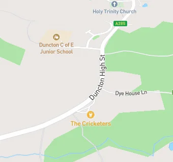 map for Duncton CofE Junior School