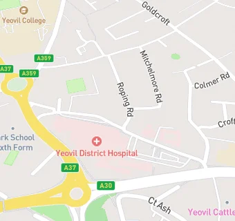 map for Yeovil District Hospital Education