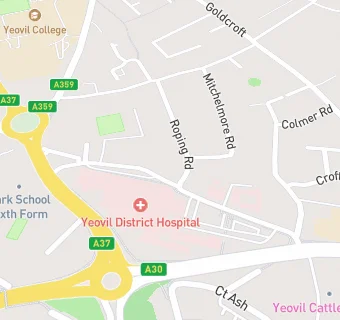 map for Friends of Yeovil Hospital Shop Ltd