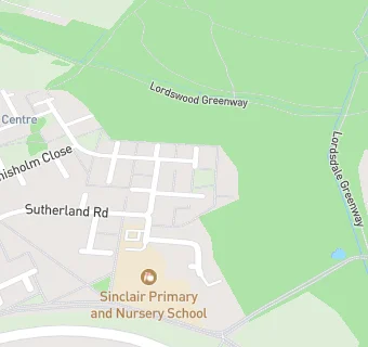 map for Sinclair Primary School