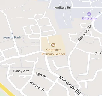 map for Kingfisher Primary School