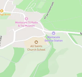 map for All Saints Church School