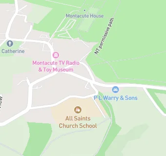 map for All Saints C of E Primary School