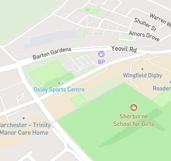 map for Sherborne School for Girls