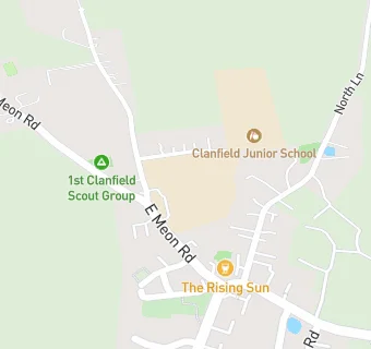 map for Clanfield Junior School