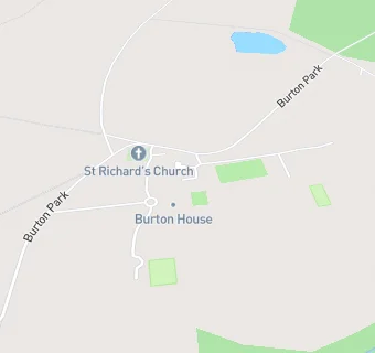 map for St Michael's Burton Park