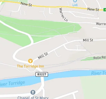 map for Torridge Inn