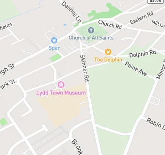 map for Lydd Primary School