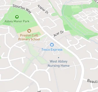 map for Abbey Manor Medical Practice