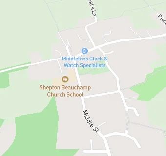 map for Shepton Beauchamp Church School