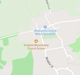 map for Shepton Beauchamp Church of England Primary School