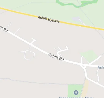 map for Ashill Seniors Lunch Club