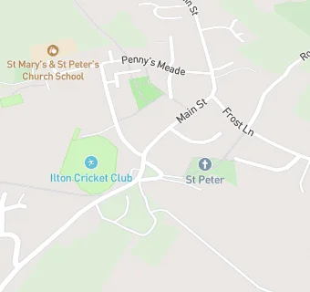 map for St Mary's & St Peter's Primary School and Afternoon Club