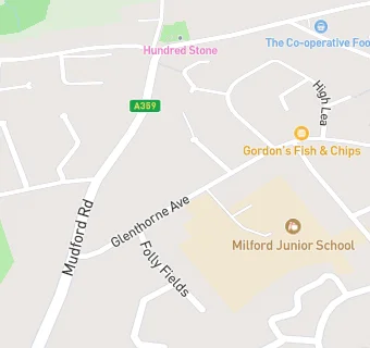 map for Milford Junior School