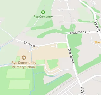 map for Rye College