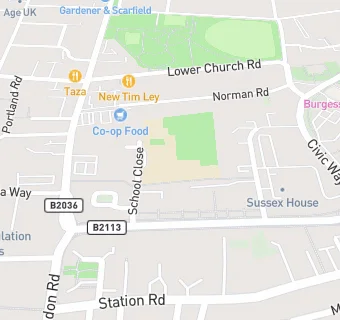 map for St Wilfrid's Catholic Primary School, Burgess Hill