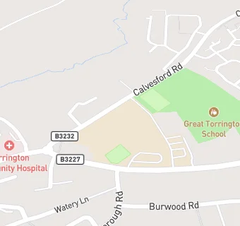 map for Great Torrington Community School and Sports College