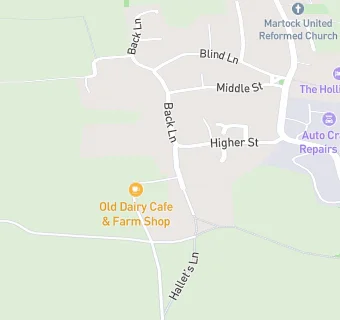 map for Old Dairy Café and My Kitchen