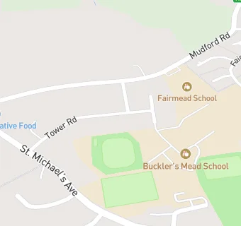 map for Bucklers Mead Academy