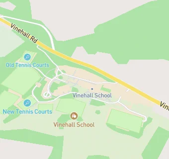 map for Vinehall School