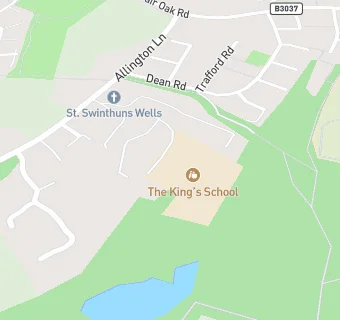 map for THE KING'S SCHOOL