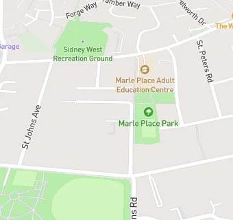 map for St Peter's School