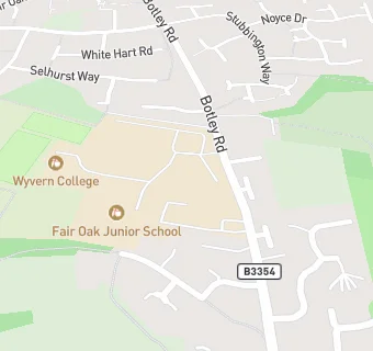 map for HC3S AT FAIR OAK JUNIOR SCHOOL