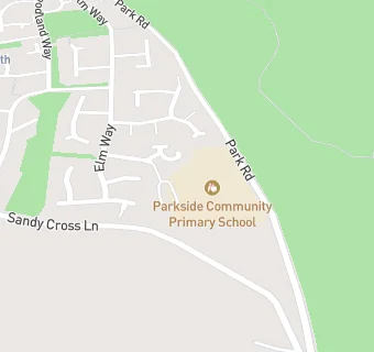 map for Parkside Community Primary School