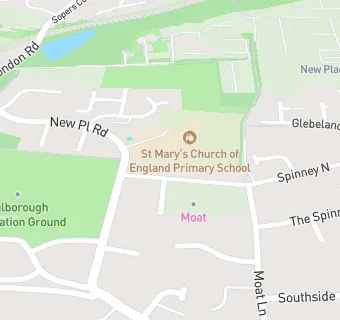 map for St Mary's Church of England Primary School