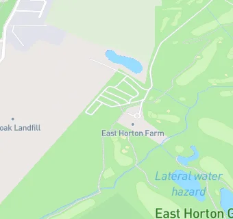 map for EAST HORTON GOLF CENTRE