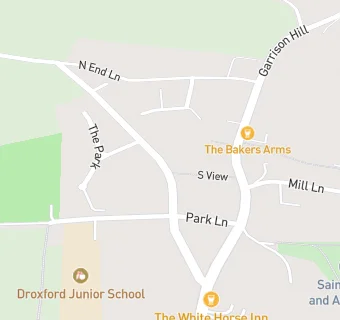 map for Droxford Junior School