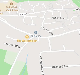 map for WHALESMEAD POST OFFICE