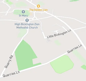 map for High Bickington Community Property Trust