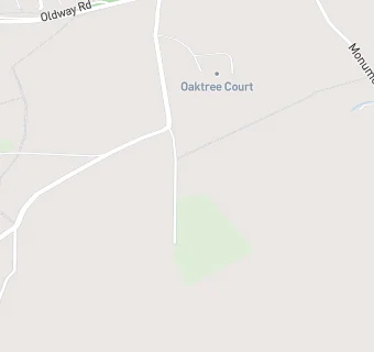 map for Oaktree Court Care Home