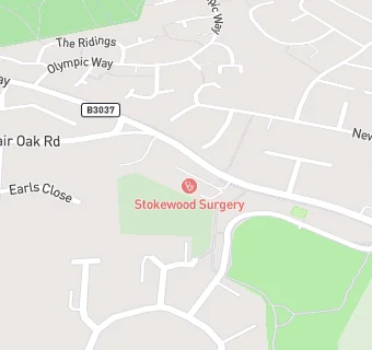 map for Stokewood Surgery