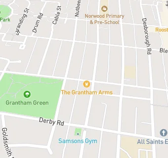 map for Grantham Arms