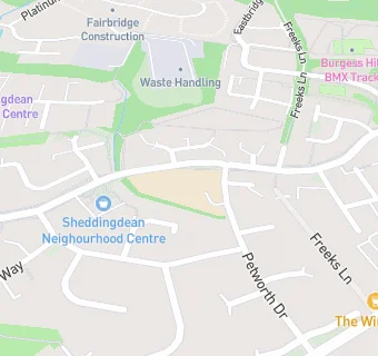 map for Sheddingdean Community Primary School