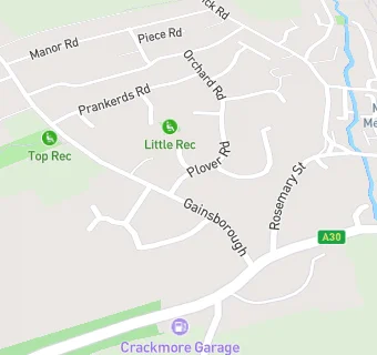 map for Milborne Port Surgery