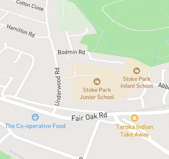 map for HC3S AT STOKE PARK JUNIOR SCHOOL