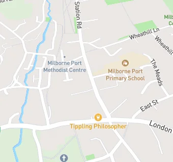 map for Milborne Port Sports & Social Club