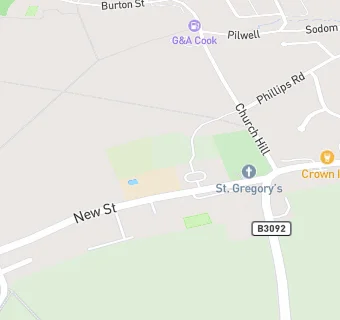 map for St Gregory's Church of England Primary School, Marnhull