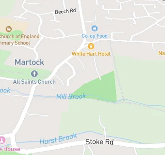 map for Church Street Surgery, Martock