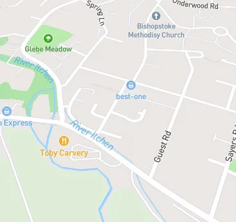 map for Mydentist, Scotter Road, Eastleigh