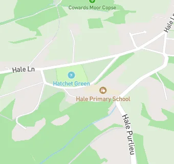 map for Hale Primary School