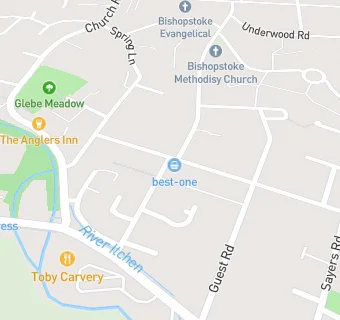 map for BISHOPSTOKE STORE