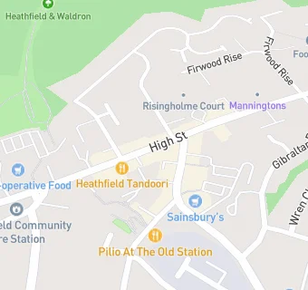 map for Jason's of Heathfield